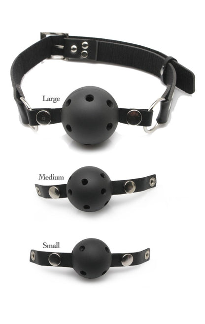 PIPEDREAM - FETISH FANTASY SERIES - BALL GAG TRAINING SYSTEM  BLACK