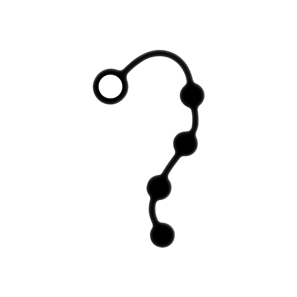 NEXUS - EXCITE SILICONE ANAL BEADS SMALL BLACK