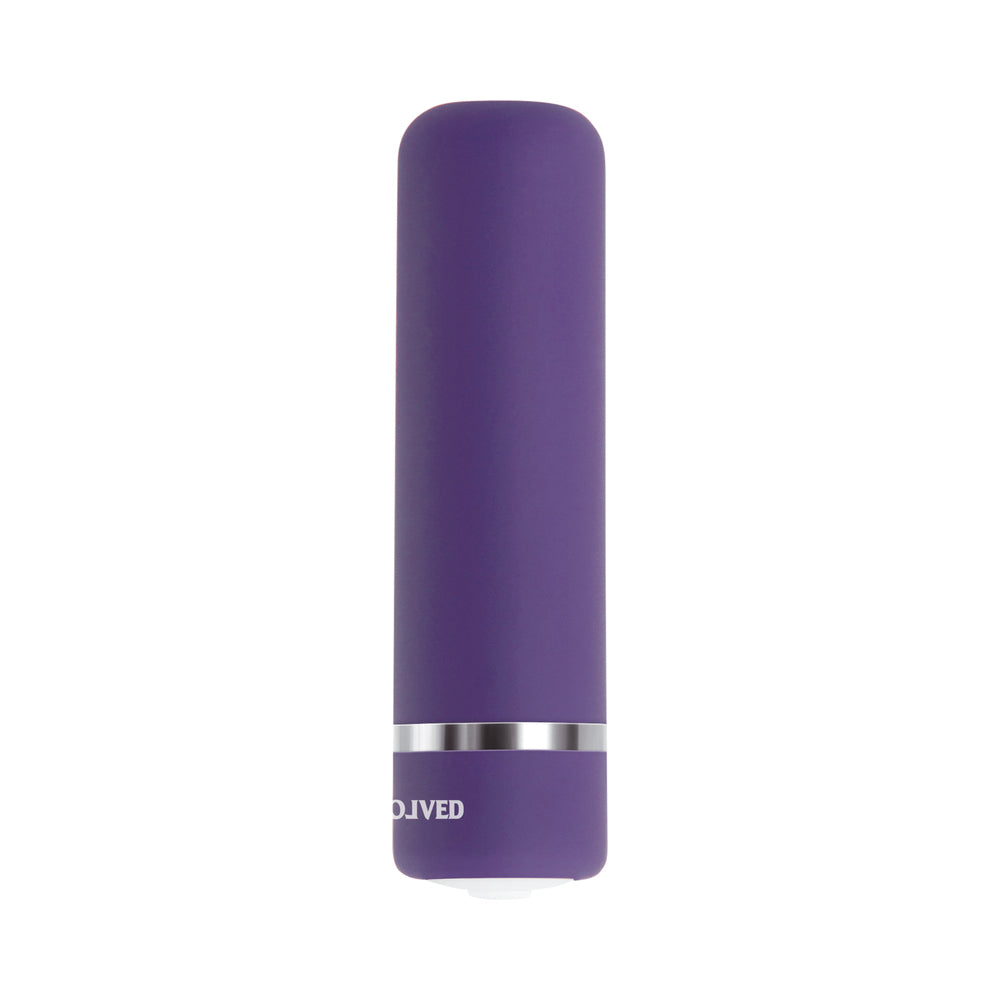 EVOLVED PURPLE PASSION RECHARGEABLE PETITE BULLET VIBRATOR
