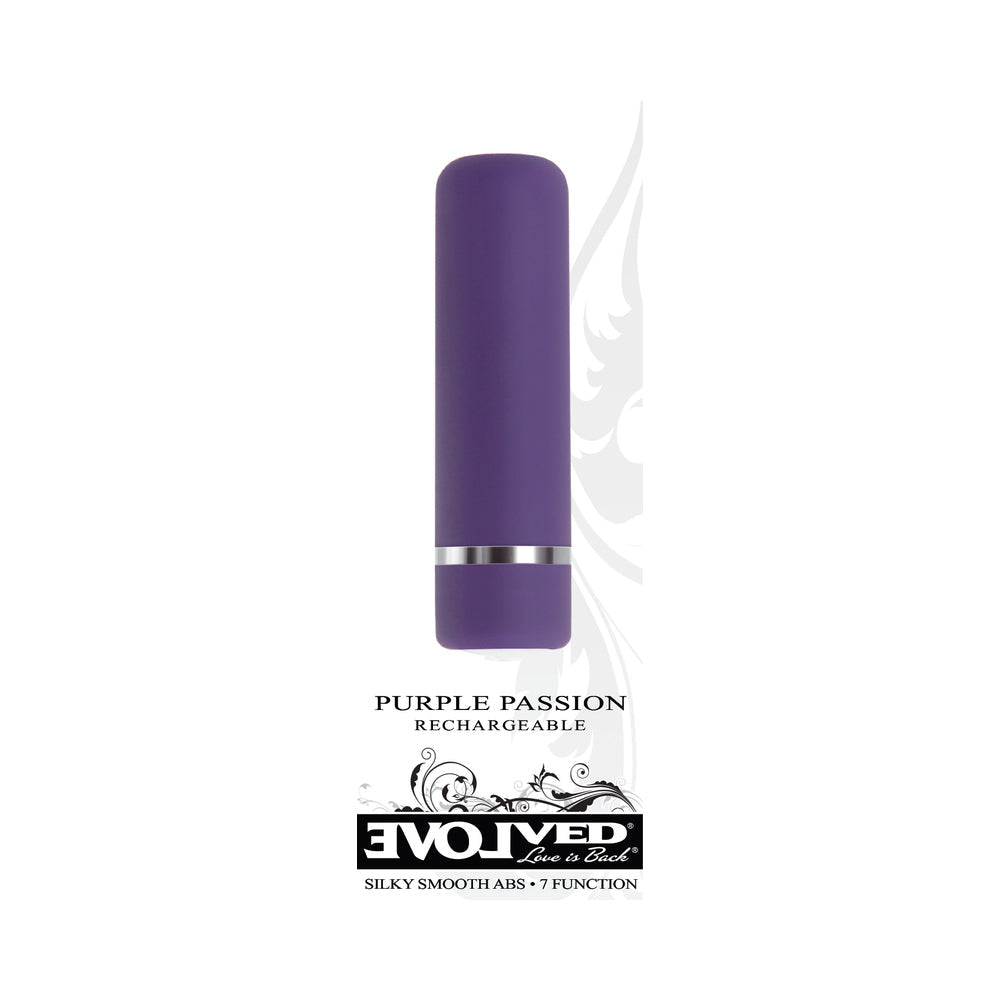 EVOLVED PURPLE PASSION RECHARGEABLE PETITE BULLET VIBRATOR