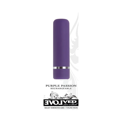 EVOLVED PURPLE PASSION RECHARGEABLE PETITE BULLET VIBRATOR