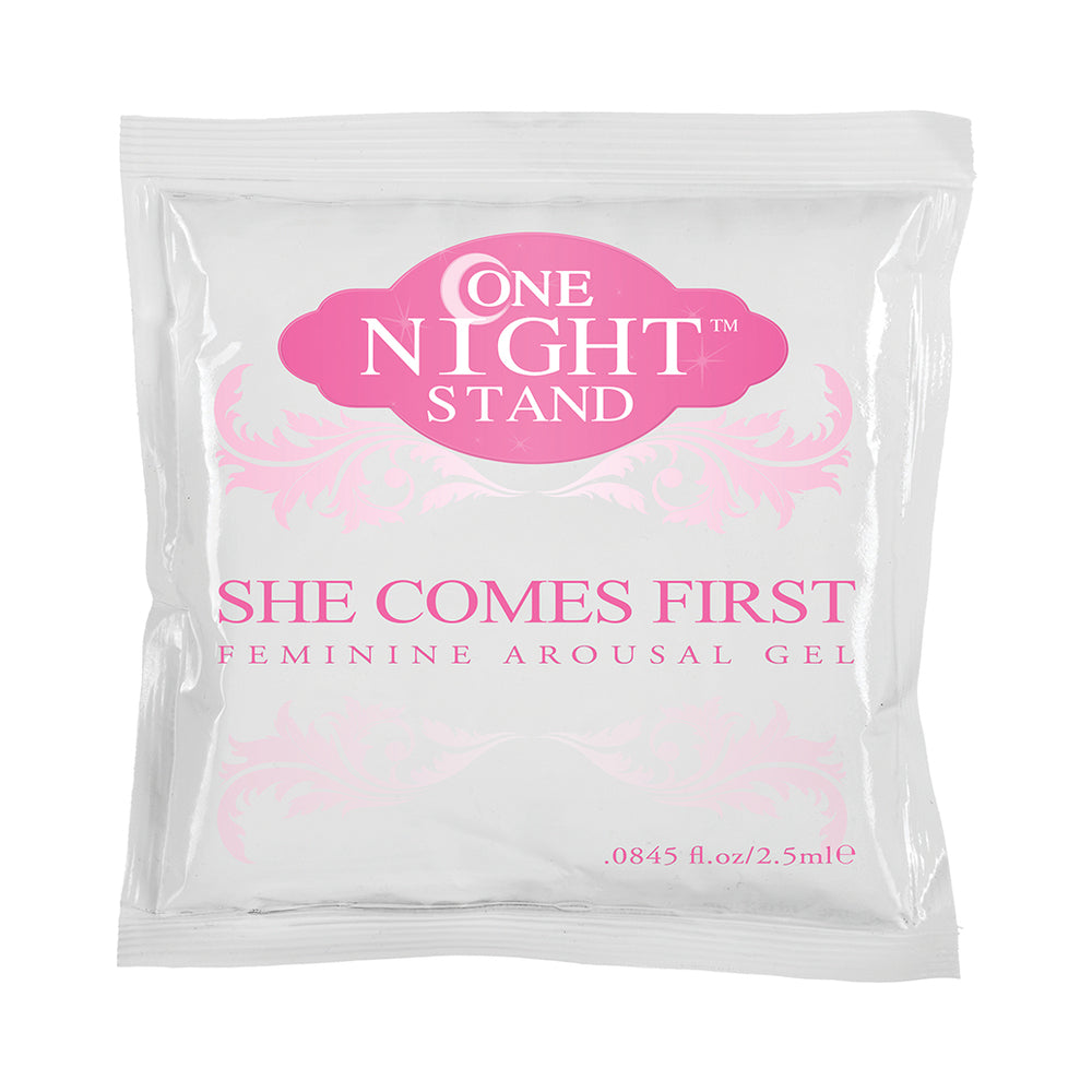 EVOLVED ONE NIGHT STAND SHE COMES FIRST FEMININE AROUSAL GEL 2.5 ML FOIL