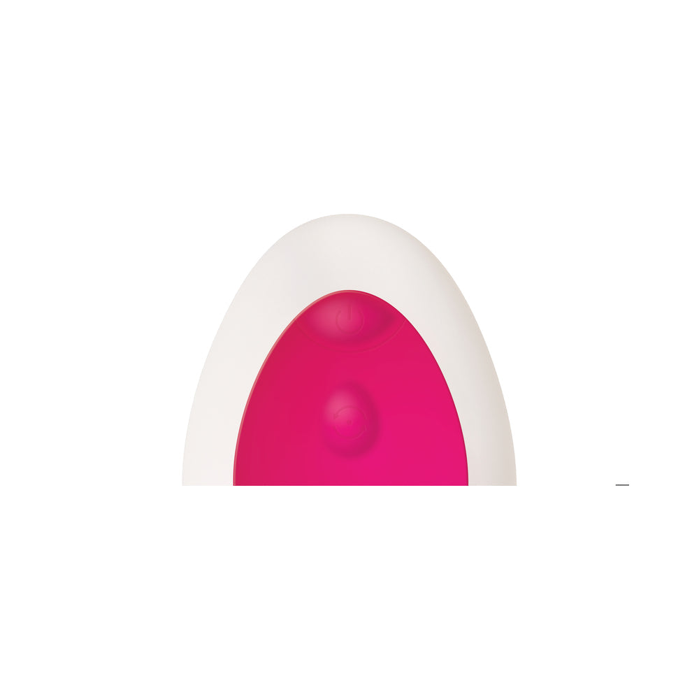 EVOLVED RECHARGEABLE REMOTE-CONTROLLED SILICONE EGG VIBRATOR PINK
