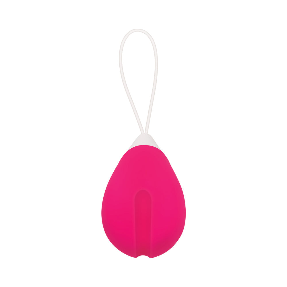 EVOLVED RECHARGEABLE REMOTE-CONTROLLED SILICONE EGG VIBRATOR PINK
