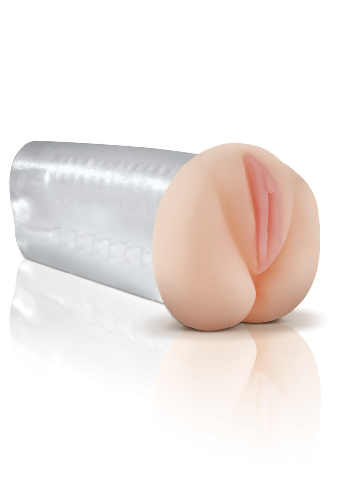 PIPEDREAM - PDX EXTREME - DELUXE SEE-THRU STROKER  CLEAR/ PINK