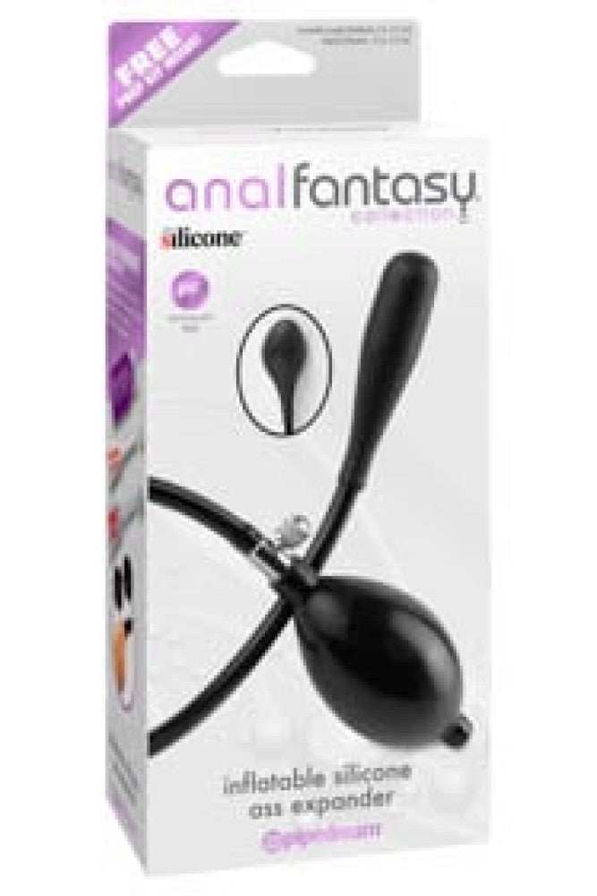 PIPEDREAM - ANAL FANTASY COLLECTION - INFLATABLE SILICONE ASS EXPANDER  BLACK