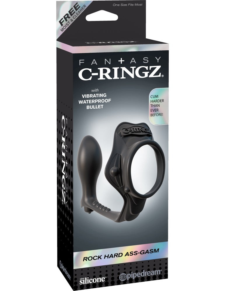 PIPEDREAM - FANTASY C-RINGZ - ROCK HARD ASS-GASM BLACK