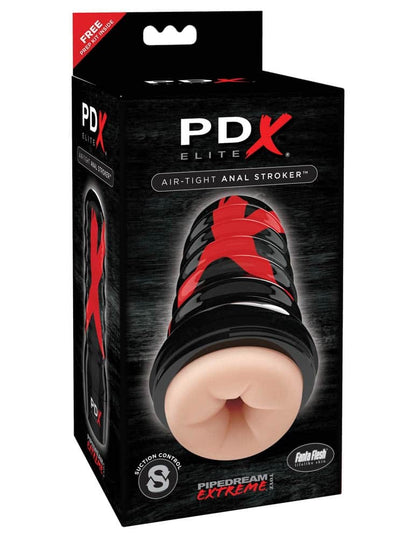 PIPEDREAM - PDX ELITE - AIR TIGHT ANAL STROKER  LIGHT/BLACK