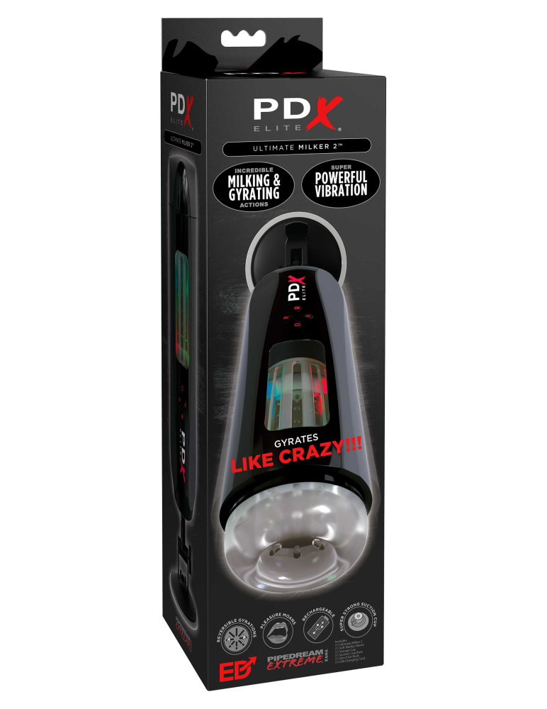 PIPEDREAM - PDX ELITE - ULTIMATE MILKER 2 BLACK