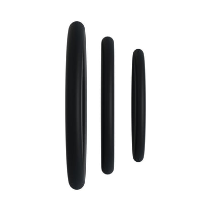 ROCK SOLID - TRI-PACK RUBBER GASKET (1.25IN, 1.5IN, 2IN) BLACK