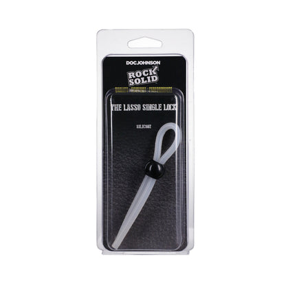 ROCK SOLID - THE  LASSO/BOLO  SINGLE LOCK ADJUSTABLE TRANSLUCENT