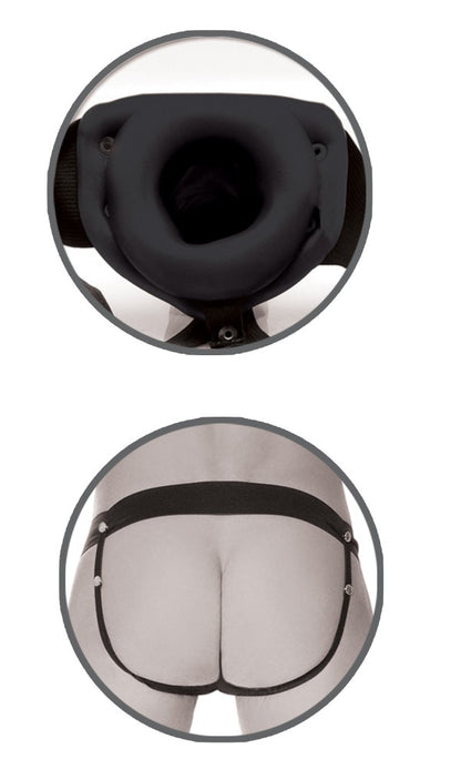 PIPEDREAM - FETISH FANTASY SERIES LIMITED EDITION - HOLLOW STRAP-ON  BLACK