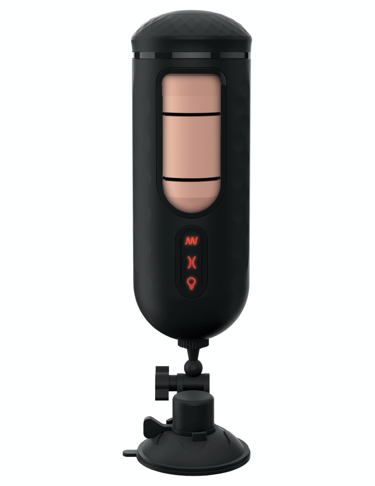 PIPEDREAM - PDX ELITE - VIBRATING MEGA MILKER  LIGHT/BLACK