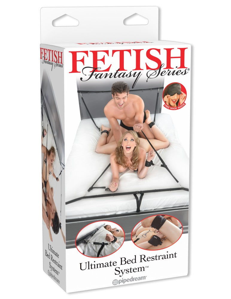 PIPEDREAM - FETISH FANTASY SERIES - ULTIMATE BED RESTRAINT SYSTEM  BLACK