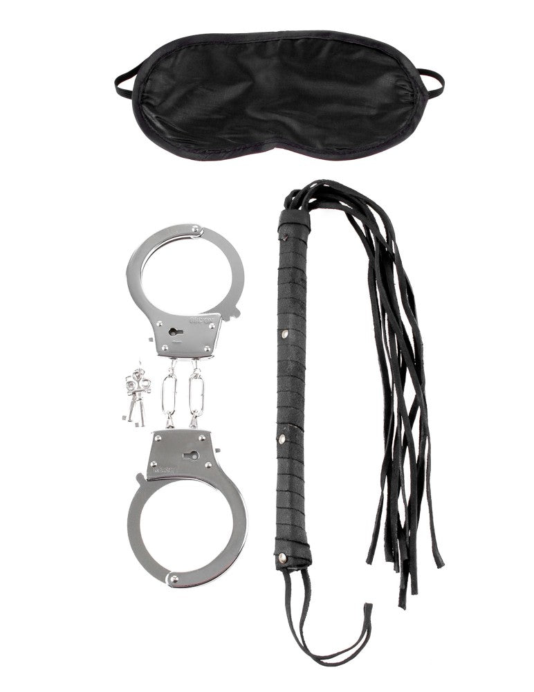 PIPEDREAM - FETISH FANTASY SERIES - LOVER'S FANTASY KIT  BLACK/SILVER
