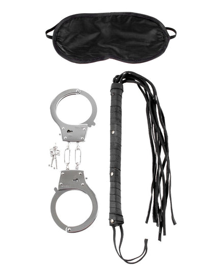 PIPEDREAM - FETISH FANTASY SERIES - LOVER'S FANTASY KIT  BLACK/SILVER