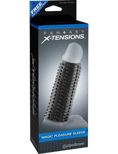 PIPEDREAM - FANTASY X-TENSIONS - MAGIC PLEASURE SLEEVE  BLACK