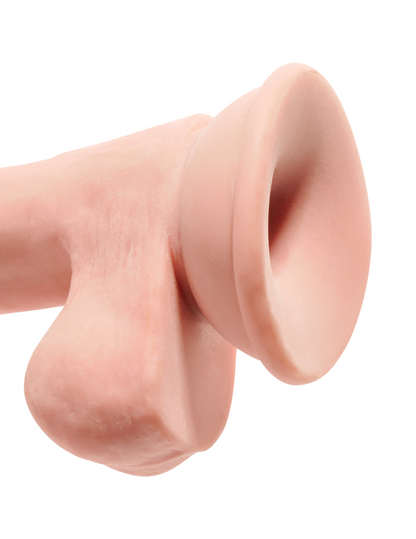 PIPEDREAM - KING COCK PLUS - 6.5" TRIPLE DENSITY COCK WITH BALLS LIGHT