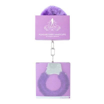 SHOTS - OUCH! PLEASURE FURRY HANDCUFFS WITH QUICK RELEASE
