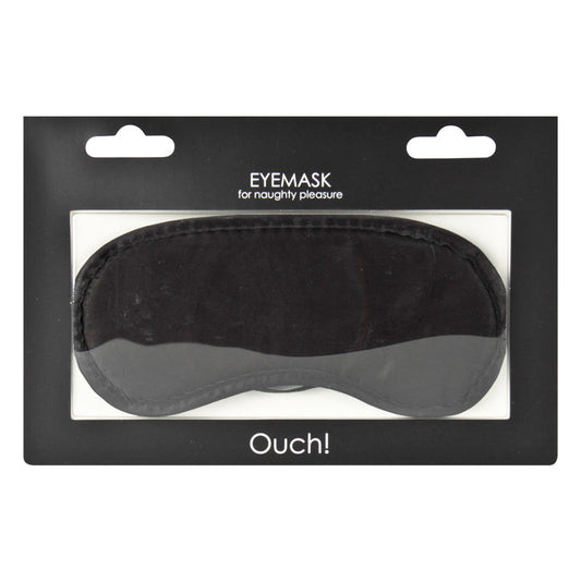 OUCH! EYE MASK BLINDFOLD BLACK