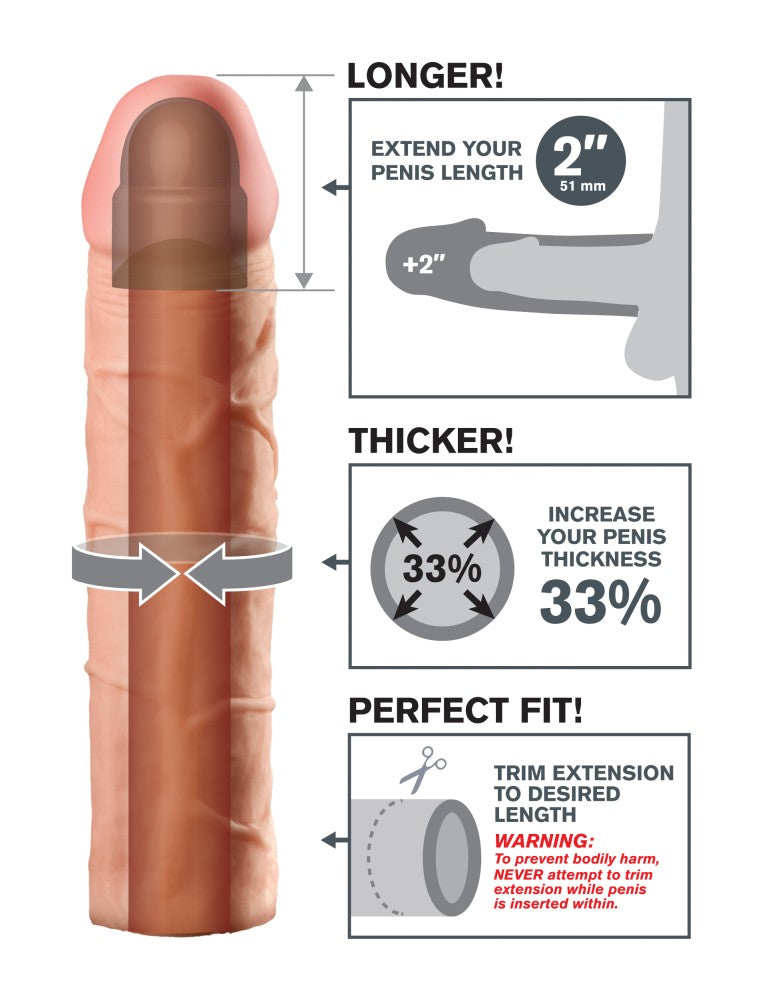 PIPEDREAM - FANTASY X-TENSIONS - PERFECT 2" EXTENSION LIGHT