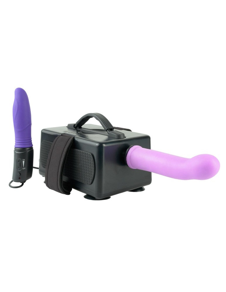 PIPEDREAM - FETISH FANTASY SERIES - PORTABLE SEX MACHINE BLACK/LIGHT/PURPLE