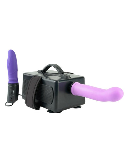 PIPEDREAM - FETISH FANTASY SERIES - PORTABLE SEX MACHINE BLACK/LIGHT/PURPLE