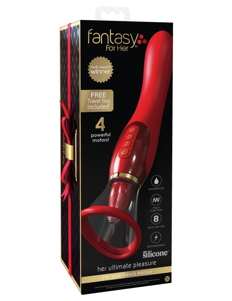 PIPEDREAM - FANTASY FOR HER - HER ULTIMATE PLEASURE HOLIDAY VERSION  RED