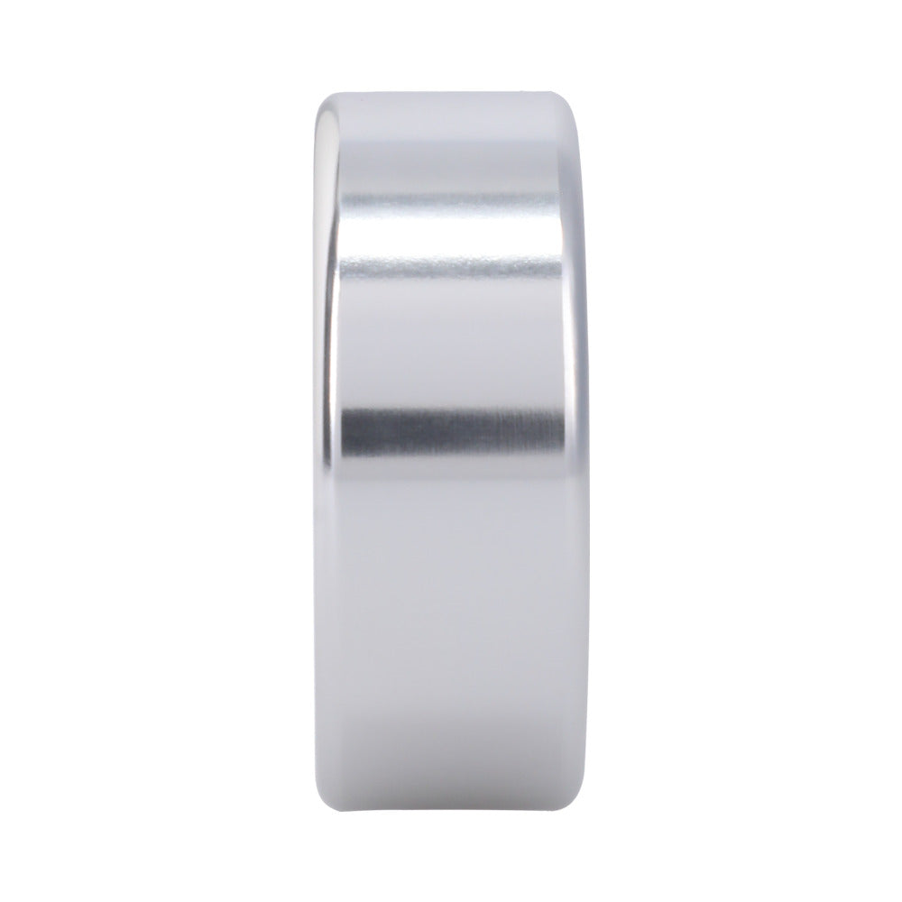ROCK SOLID BRUSHED ALLOY LARGE (1.75IN X .75IN) SILVER