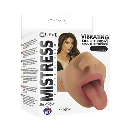 NOVEDADES CURVE - JUGUETES CURVE MAESTRA PERFECTA CHUPAR SELENE GARGANTAS PROFUNDAS VIBRANTES MASTURBADOR BUCAL TAN
