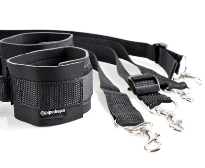 PIPEDREAM - FETISH FANTASY SERIES - CUFF & TETHER SET BLACK