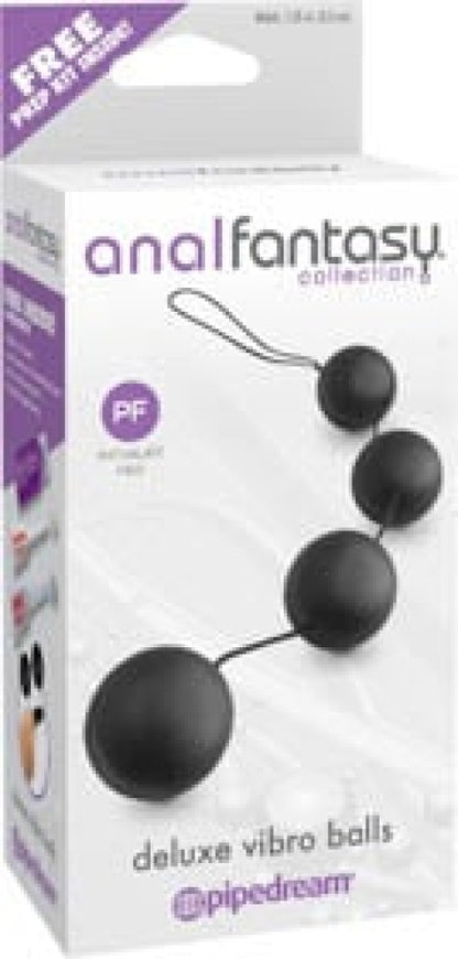 PIPEDREAM - ANAL FANTASY COLLECTION - DELUXE VIBRO BALLS  BLACK