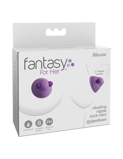 PIPEDREAM - FANTASY FOR HER - VIBRATING NIPPLE SUCK-HERS  PURPLE