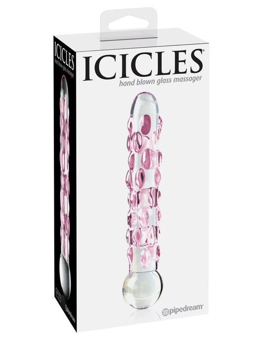 PIPEDREAM - ICICLES - NO. 7  CLEAR/PINK