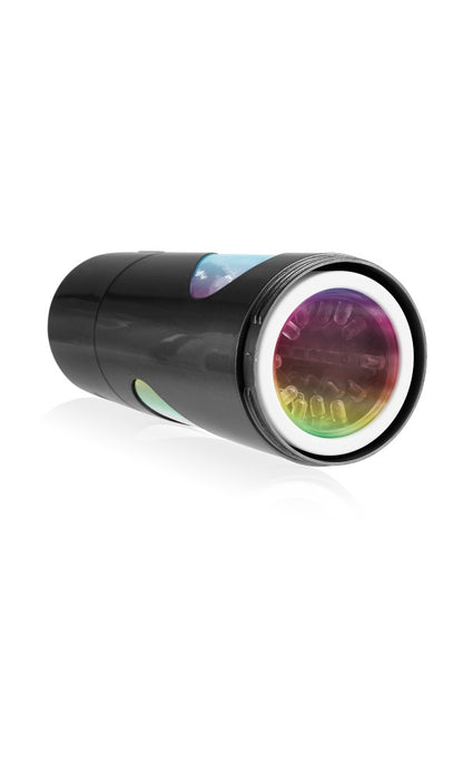 PIPEDREAM - PDX EXTREME - RECHARGEABLE ROTO-BATOR MOUTH BLACK/CLEAR/MULTI