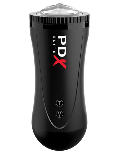 PIPEDREAM - PDX ELITE - MOTO STROKER BLACK