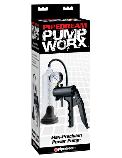 PIPEDREAM - PUMP WORX - MAX-PRECISION POWER PUMP  CLEAR/BLACK