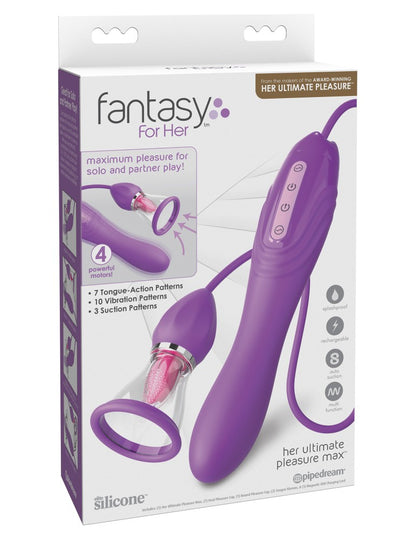 PIPEDREAM - FANTASY FOR HER - HER ULTIMATE PLEASURE MAX  PURPLE