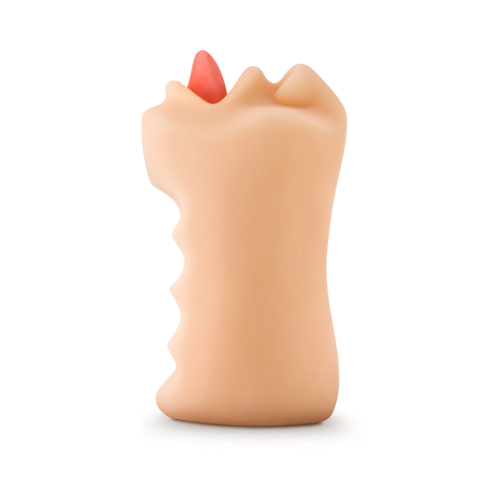 BLUSH - X5 MEN ORAL ANNE MOUTH STROKER BEIGE