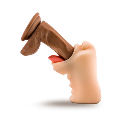 BLUSH - X5 MEN ORAL ANNE MOUTH STROKER BEIGE