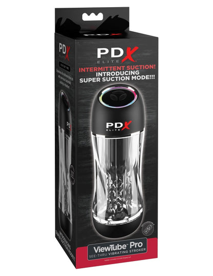 PIPEDREAM - PDX ELITE - VIEWTUBE PRO CLEAR/BLACK