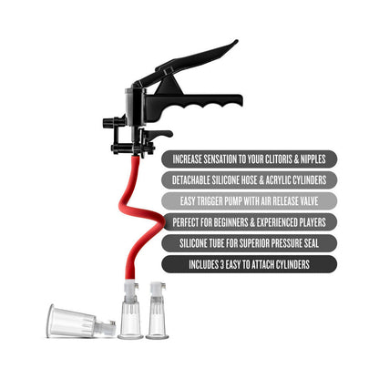 TEMPTASIA CLITORIS AND NIPPLE PLEASURE AND ENHANCEMENT PUMP SYSTEM