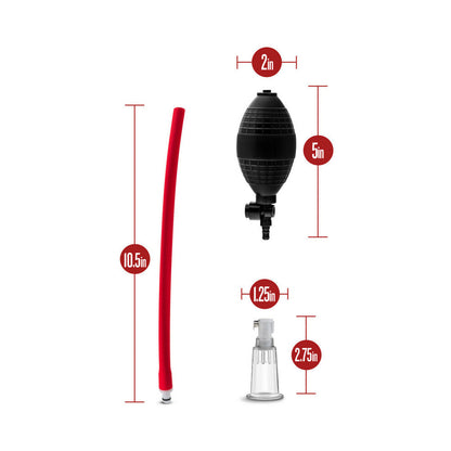 BLUSH - TEMPTASIA BEGINNER''S CLITORAL PUMPING SYSTEM BLACK