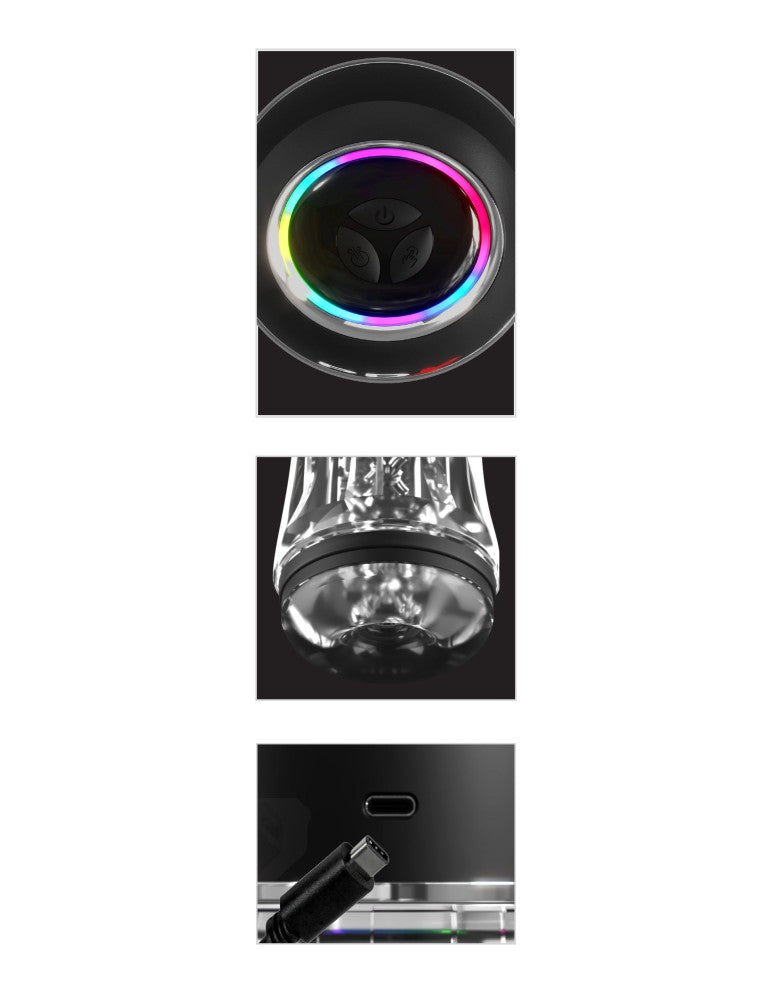 PIPEDREAM - PDX ELITE - VIEWTUBE PRO CLEAR/BLACK