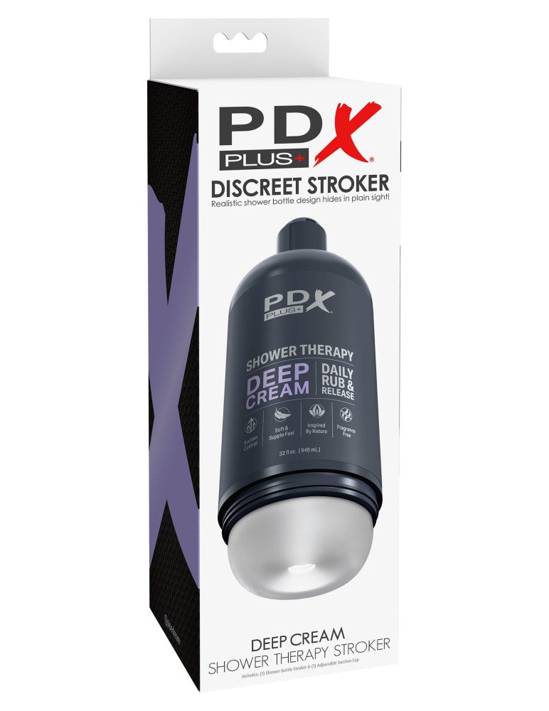 PIPEDREAM - PDX PLUS - SHOWER THERAPY - DEEP CREAM FROSTED