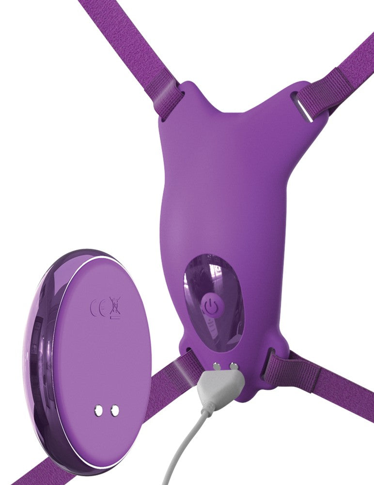 PIPEDREAM - FANTASY FOR HER - ULTIMATE BUTTERFLY STRAP-ON PURPLE