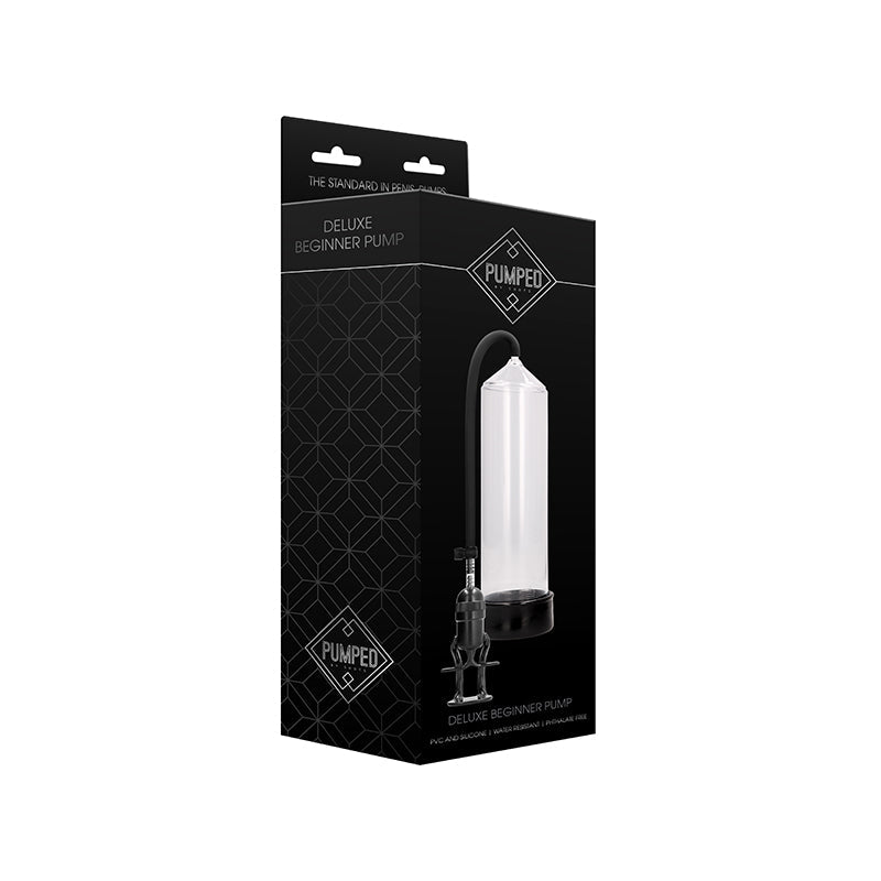 SHOTS - PUMPED DELUXE BEGINNER PENIS PUMP CLEAR
