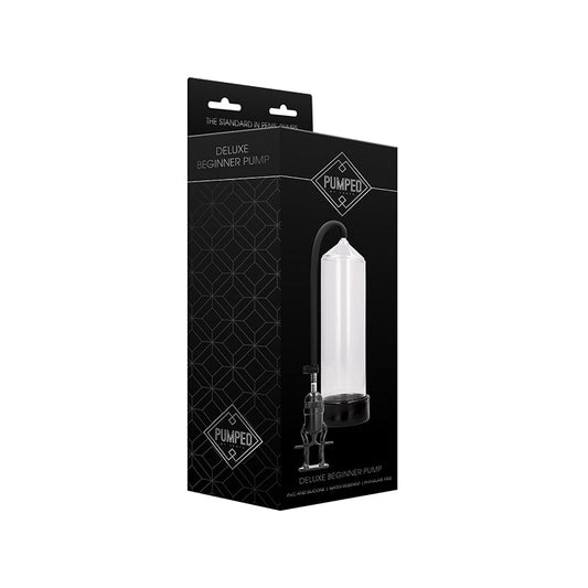 SHOTS - PUMPED DELUXE BEGINNER PENIS PUMP CLEAR