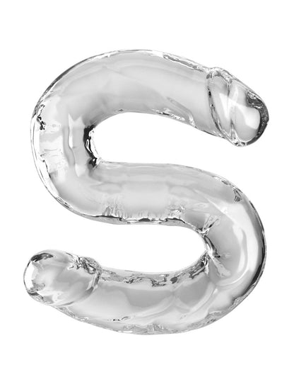 PIPEDREAM - KING COCK CLEAR - 18" DOUBLE DILDO CLEAR