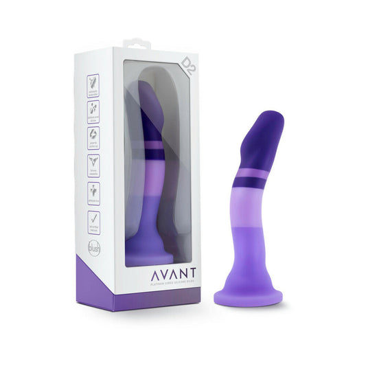 BLUSH - AVANT D2 PURPLE RAIN 7.5 IN. SILICONE DILDO